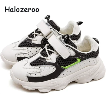 

Autumn Kids Sport Sneakers Children Chunky Sneakers Baby Girls Genuine Leather Casual Sneakers Boys Black Brand Shoes Trainers