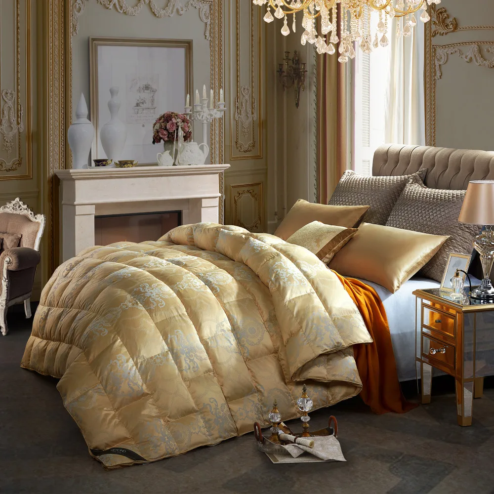 BEYOND 75D*32S High Quality Goose Down Comforter Queen King Size Luxury