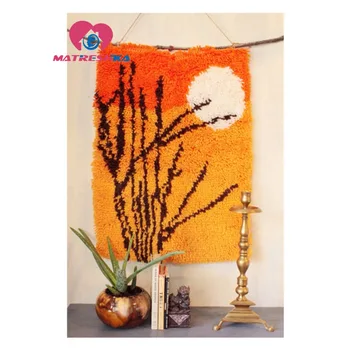 

carpet embroidery landscape tapestry kits latch hook kits Foamiran for crafts carpet embroidery kit canvas for carpet diy rugs