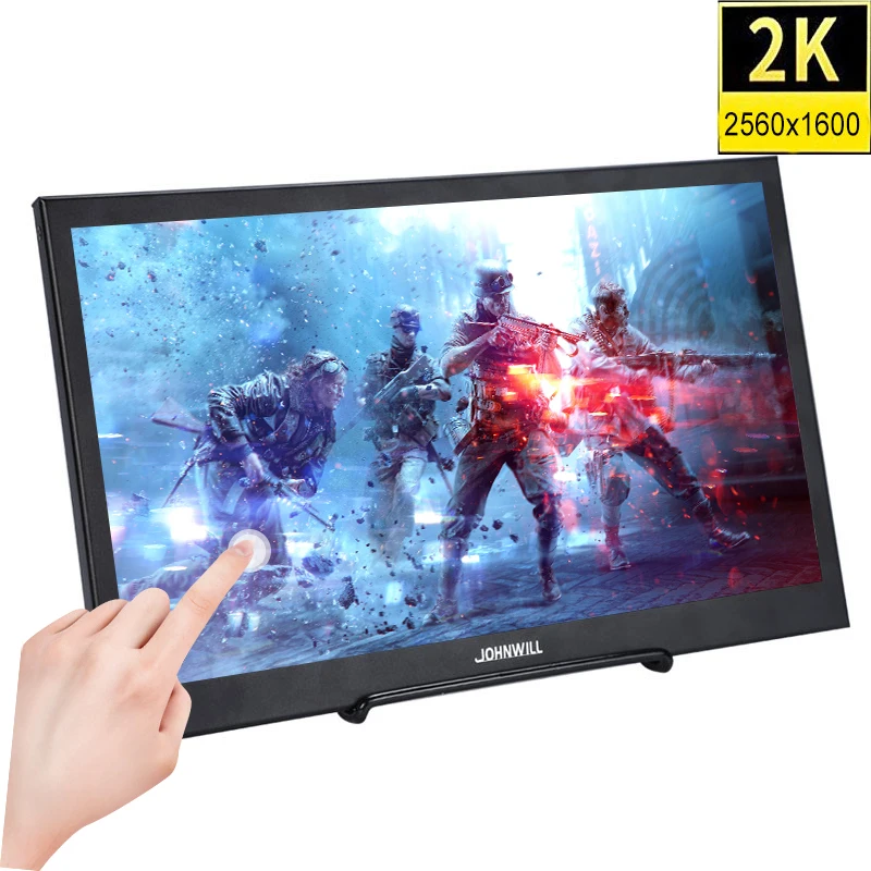 

New 2K 10.1" 2560*1600 IPS Touch Screen Portable Gaming Monitor 12.5mm LED LCD Tablet Computer Display with 2 Mini HDMI for PS3