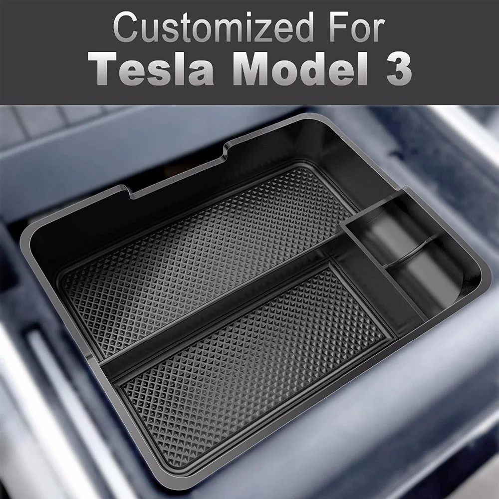

Tesla Model 3 Center Console Organizer Tray Accessoies with Coin and Sunglass Holder for Tesla Model 3