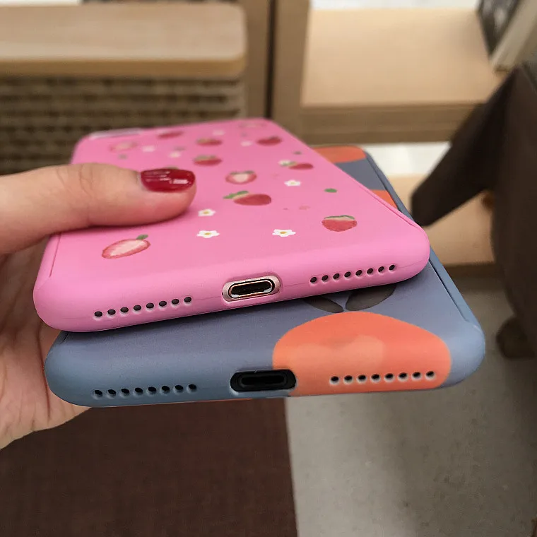 360 градусов Полная защита Жесткий ПК чехол для iPhone 5 5S SE 6S 7 8 Plus X XR XS Max милый