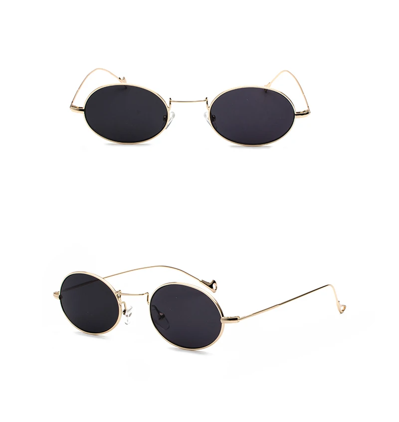 small oval retro sunglasses 900019 details (7)