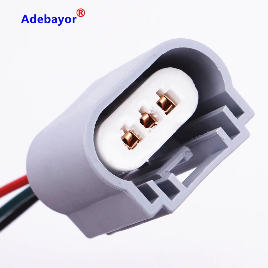 Free Shipping 2 Pcs New 9008 H13 Headlight Extension Socket Connector