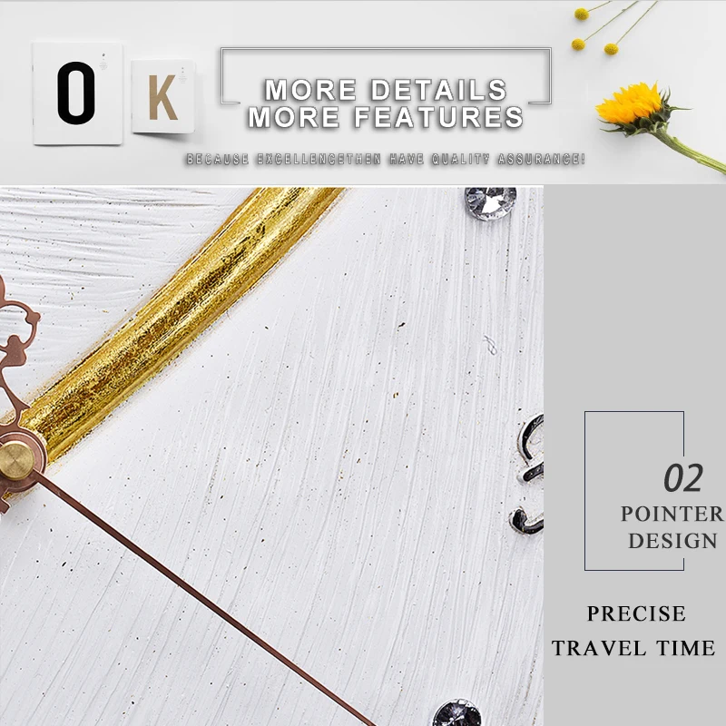 Wood Clock Wall Diy Clock Watch Wall Clock Wall Sticker Clock Wall Digital Clock Peacock Wall Clock Clock Kitchen Wall Clock 3d Nordic (4)