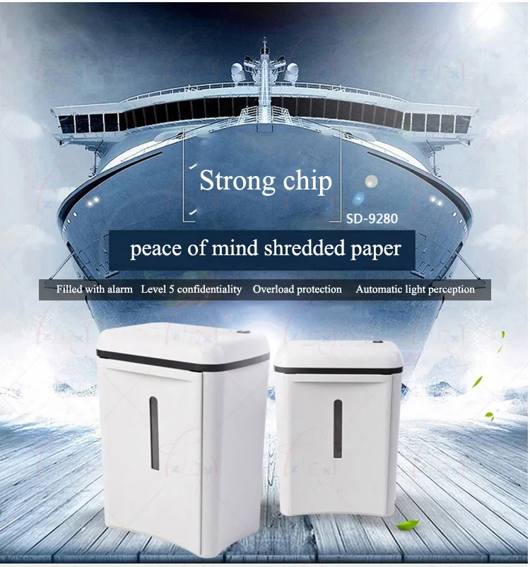 SD9280 электрические измельчители бумаги o-ffice Mute file grinder Destroy Document file home shredder 14L большой 220 мм/3*16 мм