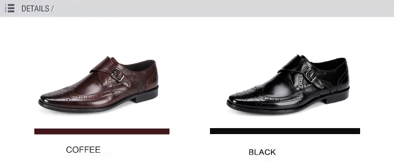 Men's Oxfords Shoes Leisure Casual Genuine Leather Wedding Dress Shoes For Men Business Brogues Shoes Moccasins Square Toe Shoes (7)