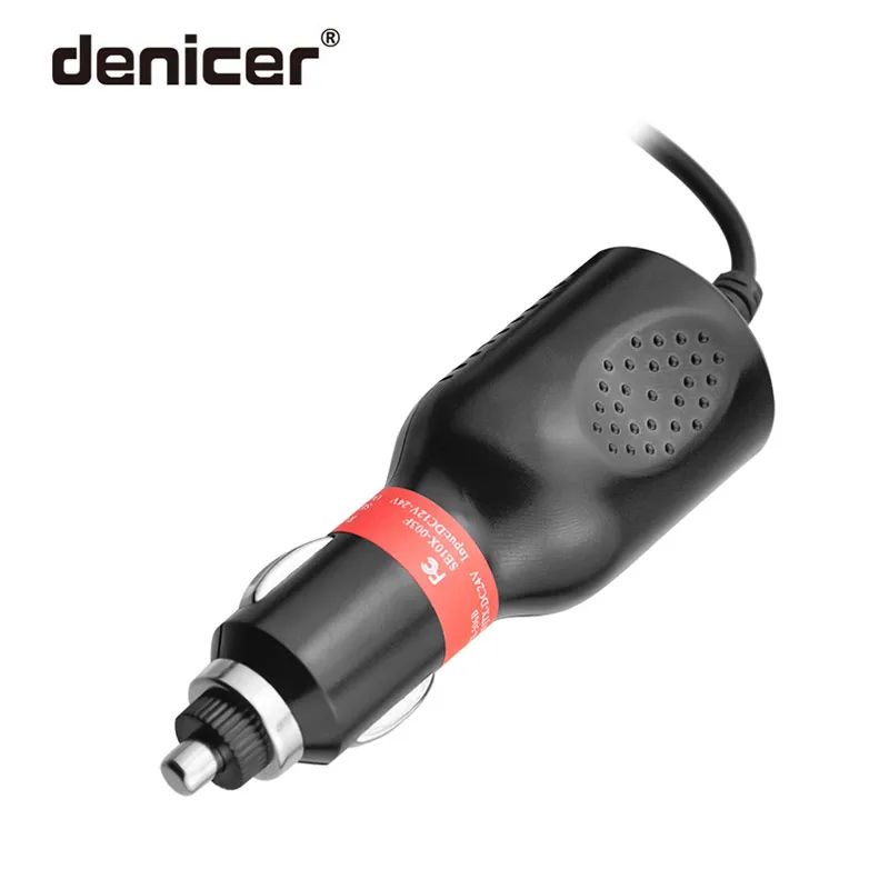 Denicer Mini USB 2 0 вход DC12V 24V выход DC 5V 1A Autodash cam автомобильное зарядное устройство