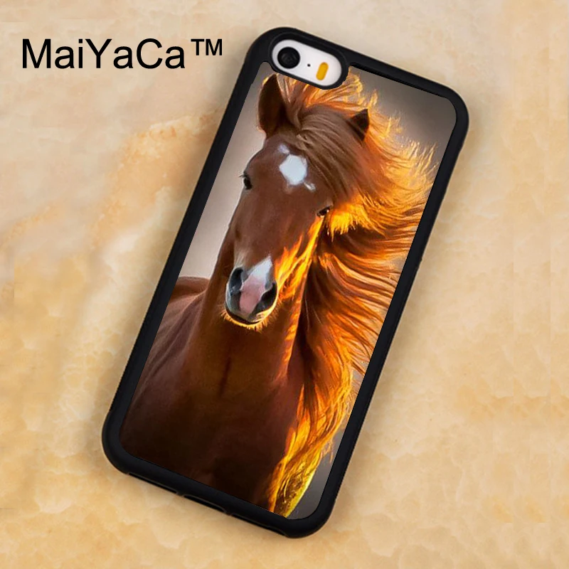 MaiYaCa Amazing Horse Animal Soft TPU Phone Cases For