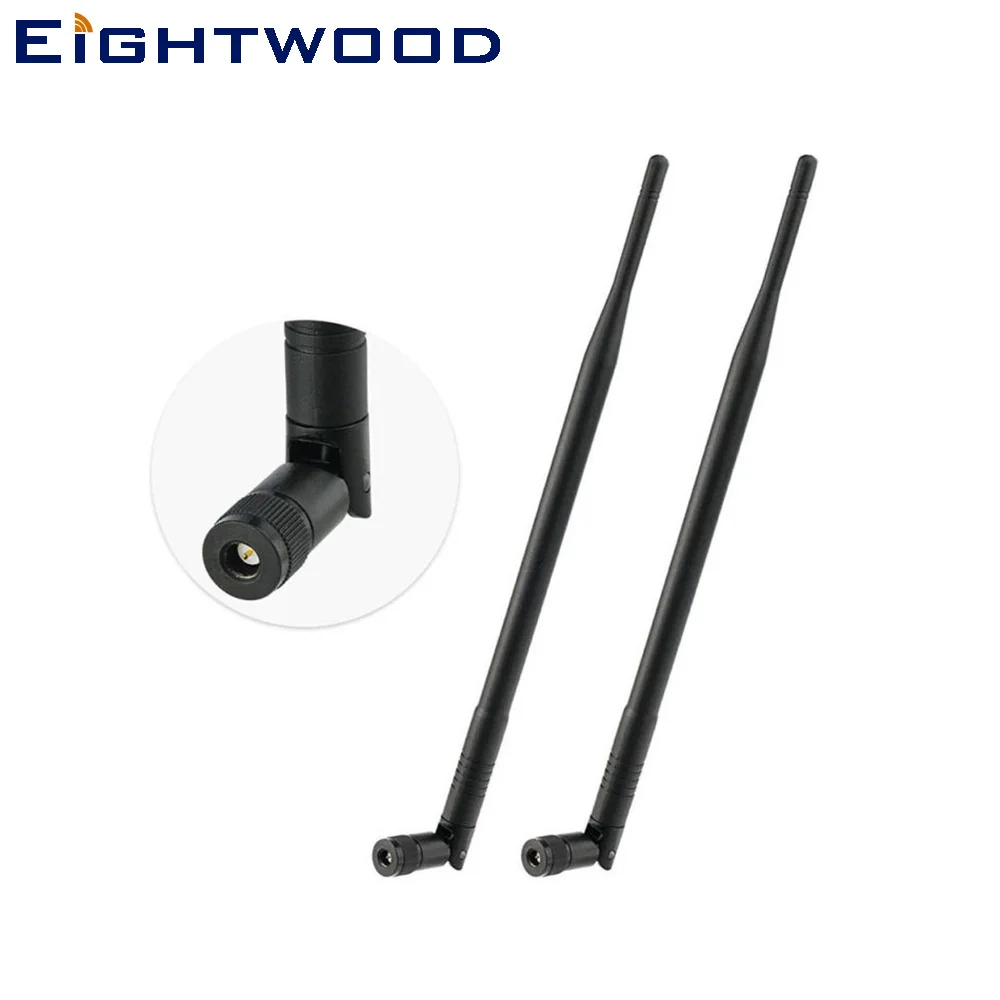 Eightwood 2-упаковка 4G LTE 5dBi Omni SMA Штекерная резиновая антенна сотовая для тропа Browning и
