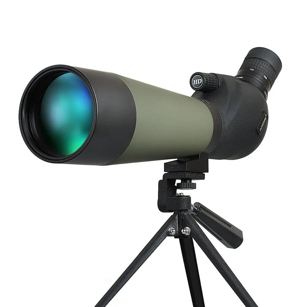 SUNCORE Sniper 20-60X80 Waterproof Monocular Refractor Space Astronomical Telescope Redfield Rampage Spotting Scope Kit brand new f90060m 900 60mm monocular refractor space astronomical telescope spotting scope 45x 675x