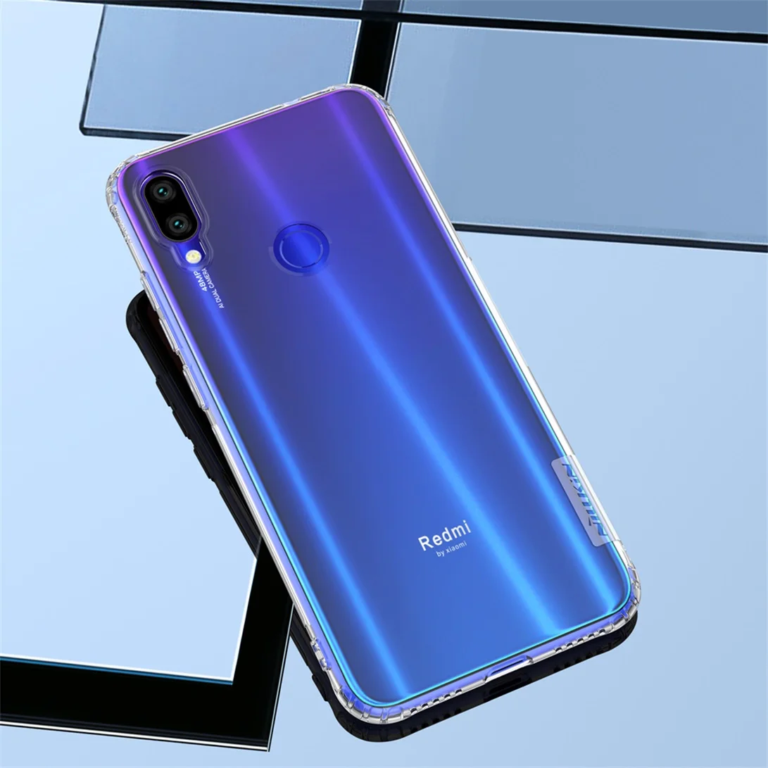 Xiaomi Redmi Note 7 Чехол Redmi Note 7S чехол Nillkin природа прозрачный мягкий кремний ТПУ протектор для Redmi Note 7 PRO