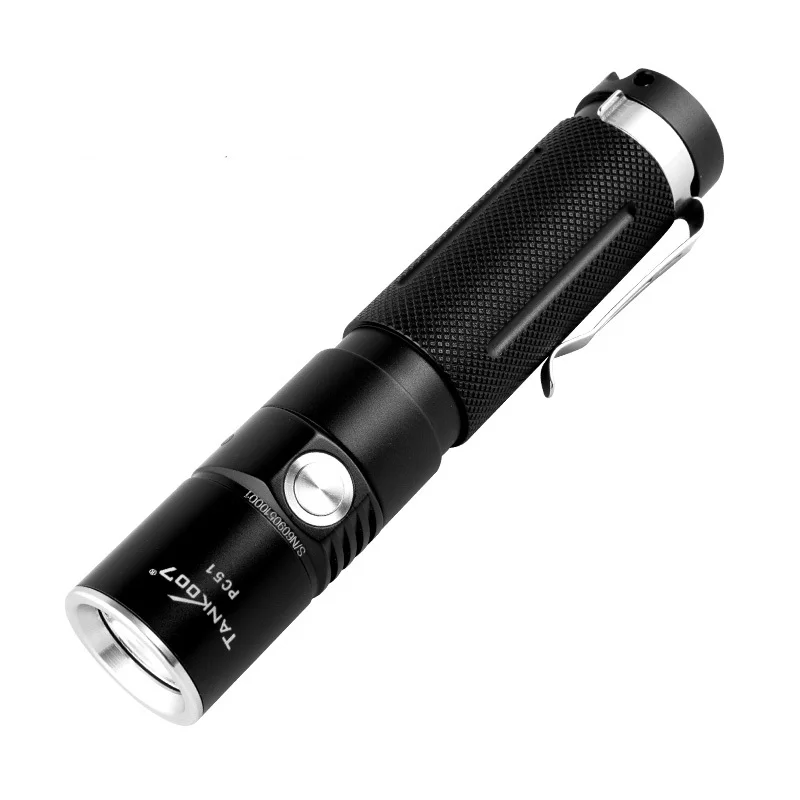 

TANK007 PC51 Mini Power Bank Linterna Led Cree XR-E Q5 Clip Pen Light Camping Outdoor Tatical USB Rechargeable Led Flashlight