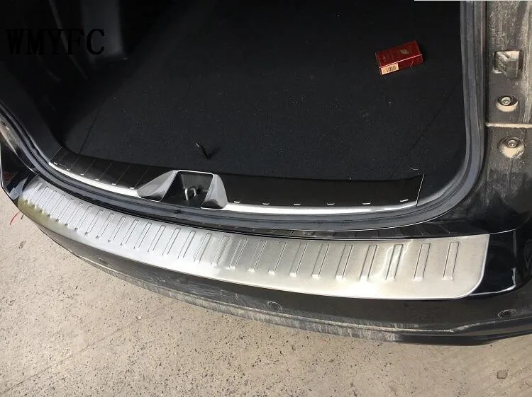

stainless steel rear bumper guard guards who sill trim pattern car styling For 2013 2014 2015 2016 2017 2018 Subaru Forester