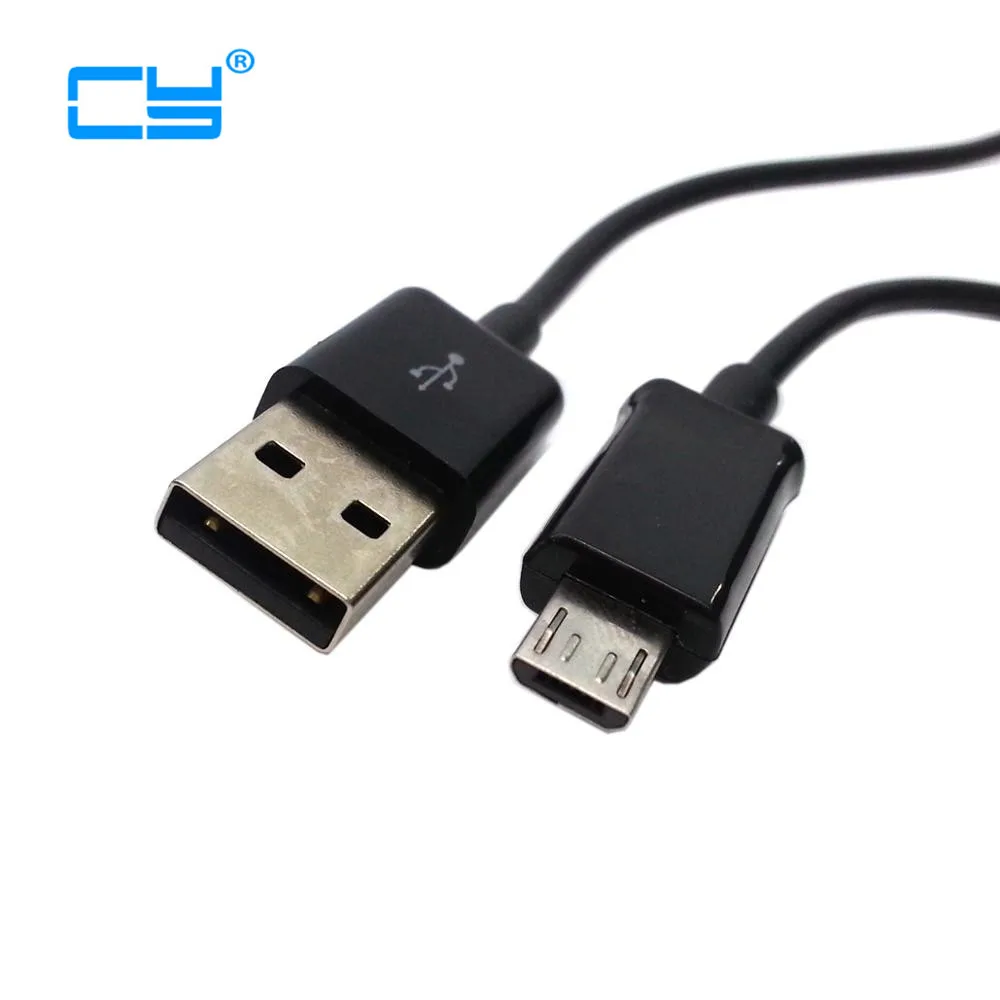 Long 9MM connector White Micro USB Data Charge Cable for