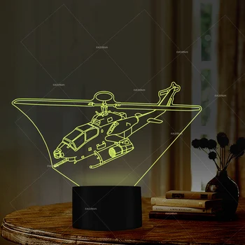 

helicopter night lights 7 changing color gift for captain or kids Christmas gift support dropshipping