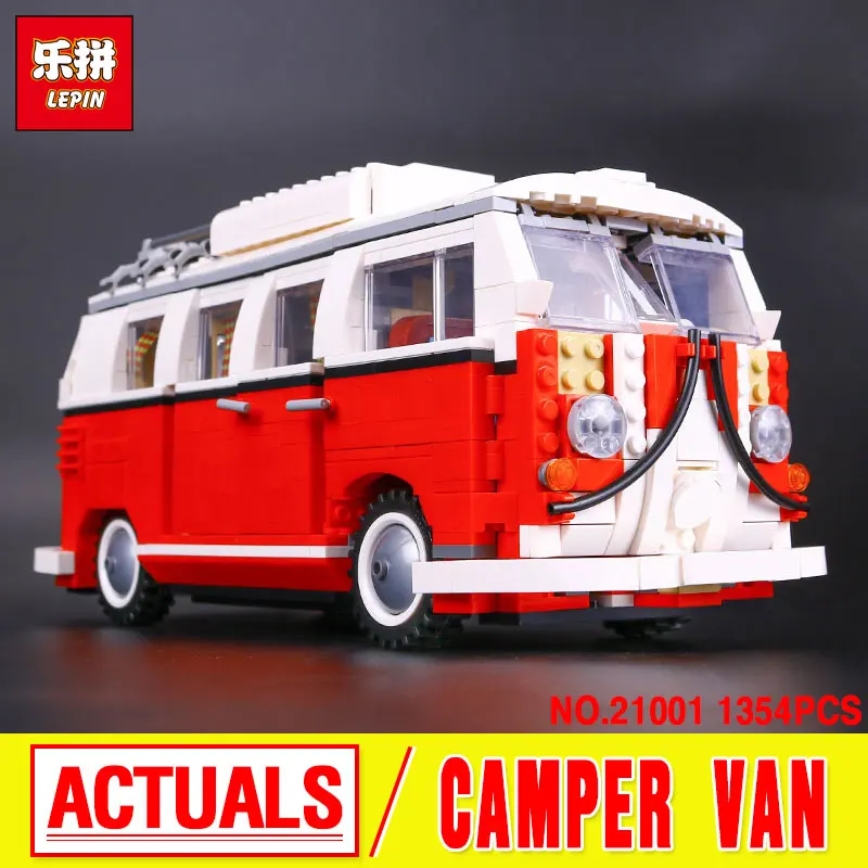 

Lepin 21001 Technic series the Volkswagen T1 Camper Van Model Assembling Building Blocks 10220
