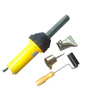 Горячий Воздушный Факел пластиковый сварочный пистолет сварщика пистолет 1000 Вт+ Скорость сопла+ ролик некоторые ПВХ или PE подарок