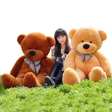 80-200cm barato gigante unstuffed vazio teddy bear pele casaco macio casca de pele grande semi-acabado brinquedo de pelúcia macio criança boneca presente da criança