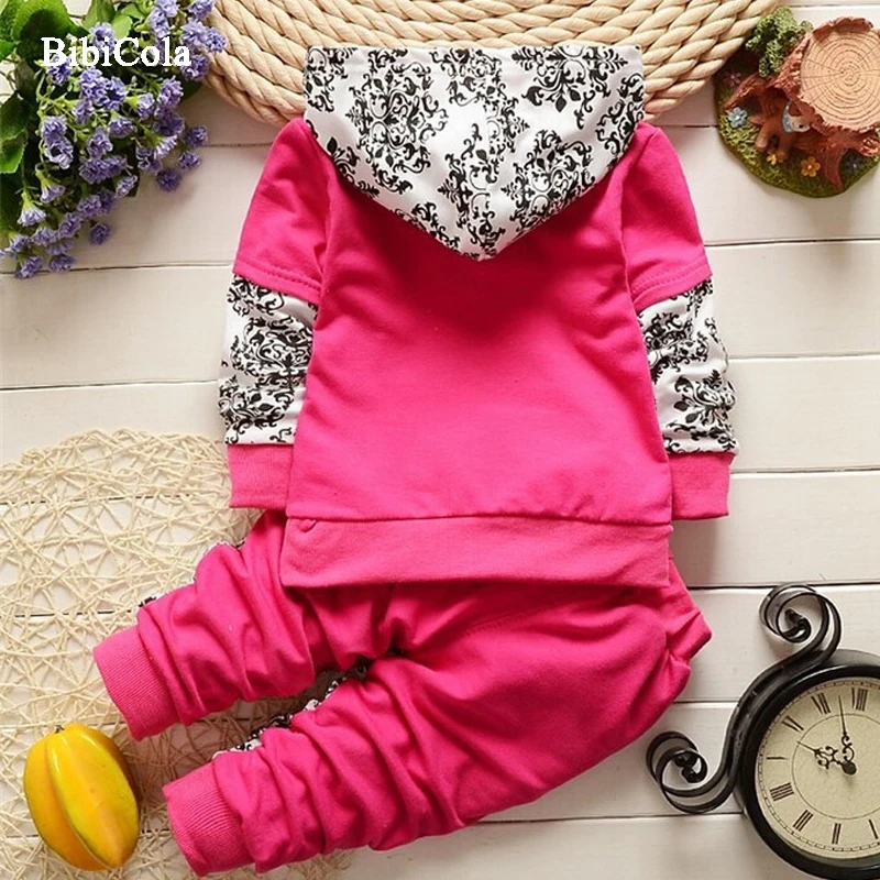 Buy Online Spring/Autumn Children hoodies clothing set baby Girls