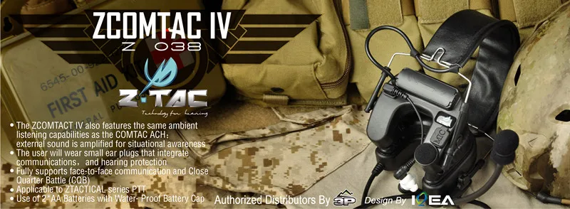 Fones de Ouvido com Cancelamento de Ruído Fones de Ouvido Fone de Ouvido Z-tactical Airsoft Sordin Tático Comtac iv In-the-ear Militar Rádio Softair 2 Cheap Fones de Ouvido tático & Acessórios