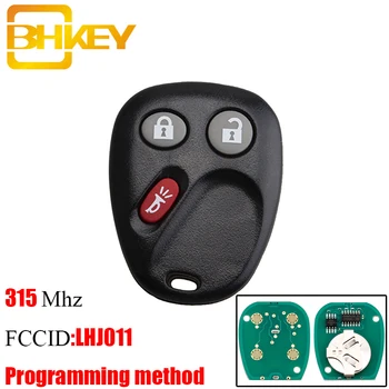 

BHKEY 3Buttons Remote Key Keyless Entry Fob for LHJ011 315Mhz for GM Hummer H2 Chevrolet Avalanche Cadillac Escalade 2003-2006
