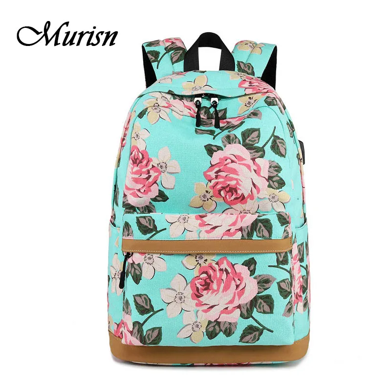 

Printing Backpack Floral Female Bagpack Back To School Bags For Girls Laptop School Backpacks For Teenagers Mochila Feminina