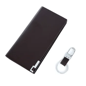 

Famous Brand Long Purses for Men Genuine Leather Male Wallets with Multi Card Holders Cowhide Function Men's Clutch Wallets