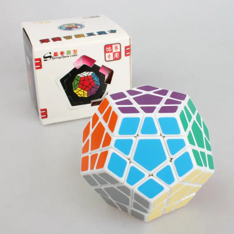 Новинка Shengshou SS спидкуб Megaminx головоломка Профессиональный Кубик Рубика от 5x5x5 ПВХ& матовая наклейки Cubo Magico, пазл, Скорость Классические игрушки