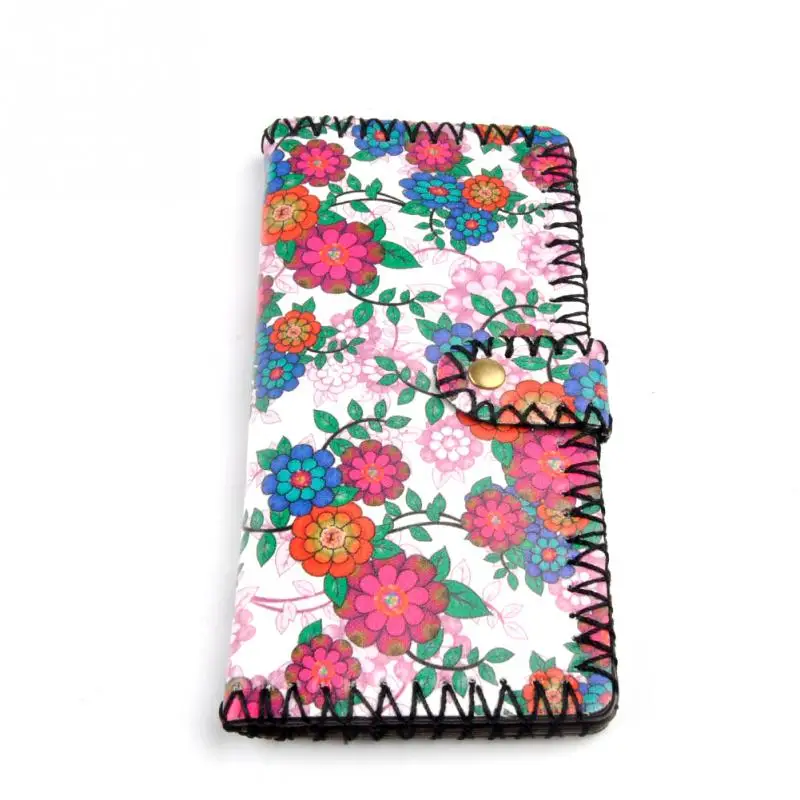 Бренд женский кошелек, многофункциональный винтажный цветочный женский кошелек тиснение дизайн Дамский кошелек сумка для телефона porte monnaie