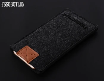 

FSSOBOTLUN,Simple Style 3 Colors,Handmade Wool Felt Sleeve Bag Lightweight Pouch For Oukitel K8000 Mobile Phone Case Cover