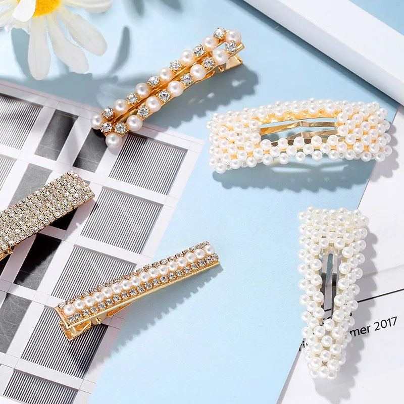 IMG_0152 Hair Clips & Pins Metal Hairpins With Pearls Hair Pins Jewelry Accessories