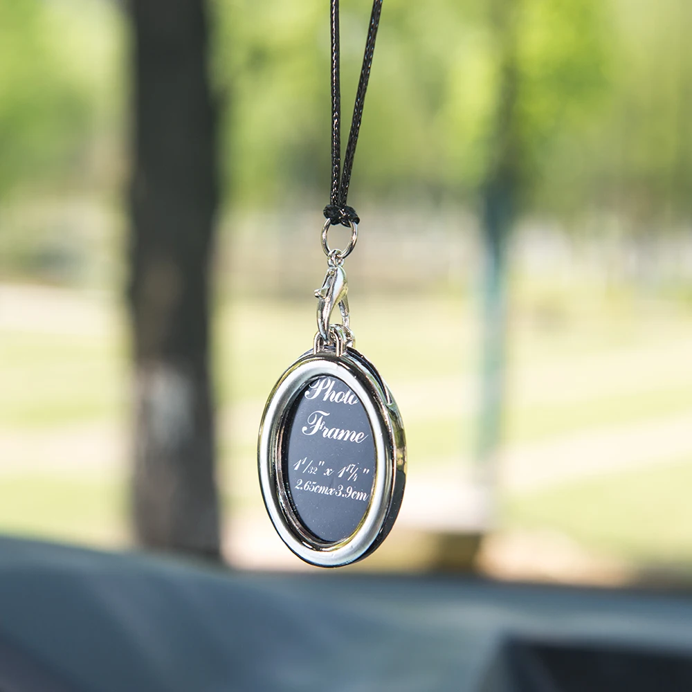 Car Pendant Creative Photo Frame Auto Ornaments Interior Rear View