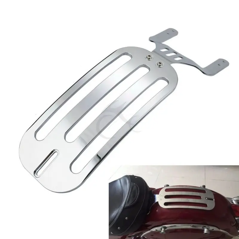 Chrome Solo Fender Luggage Rack For Indian Chieftain Chief 14 18