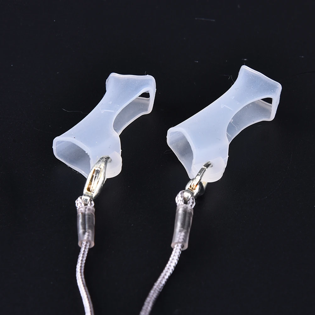 Защитный держатель протектор 1 пара(зажим+ веревка) Силиконовые Рукава Крышка для BTE слуховые аппараты зажим зажимы