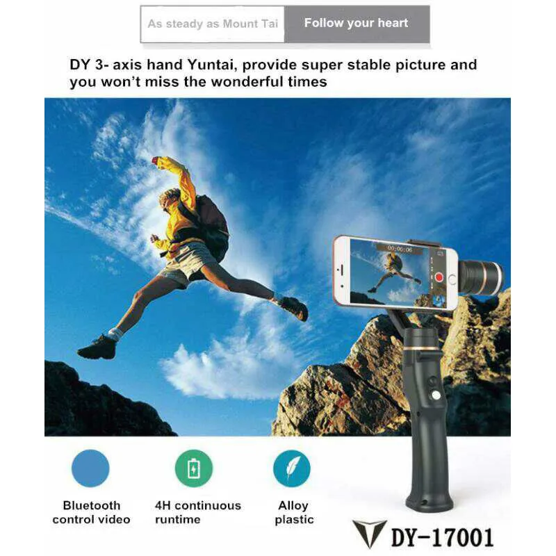 Onsale Mayitr Stabilizer Accessories Professional Handheld Gimbal Stabilizer For Smartphone Gopro 5/4/3 SJCAM