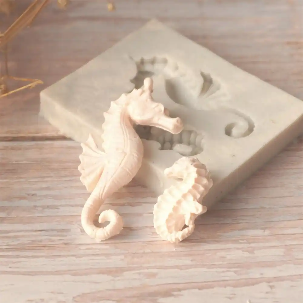 Sea Horse Silicone Fondant Mold Cake Decorating Tools Chocolate Gumpaste Mol*ss