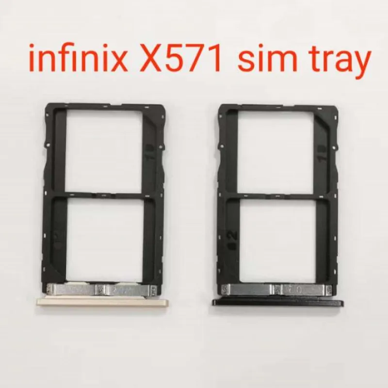 1 шт. 100% оригинал для Infinix Note 4 Pro X571 Sim лоток оригинальный держатель карт Micro SD слот