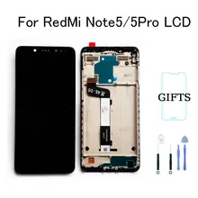 Чехол для xiaomi Redmi Note 5 Pro ЖК-дисплей Дисплей цифратор+ рамка 10 сенсорный экран для xiaomi Экран Redmi Note 5 Замена Ремонт Запчасти