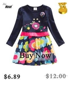 NEAT-Girls-Long-Sleeve-Dress-2017-Spring-and-Autumn-models-children-sweet-cute-cotton-embroidery-flowers_