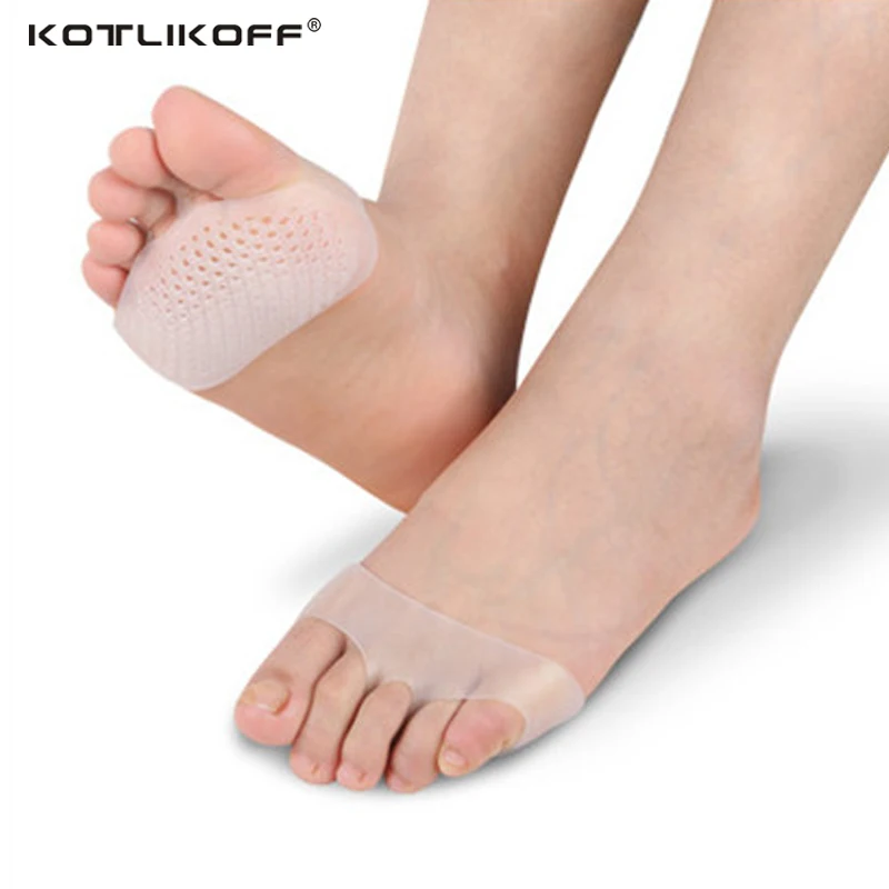

EID Soft Silicone Gel Toe Pads High heel shock absorption foot Pad Forefoot Pad Feet Pain insoles Shoes accessories
