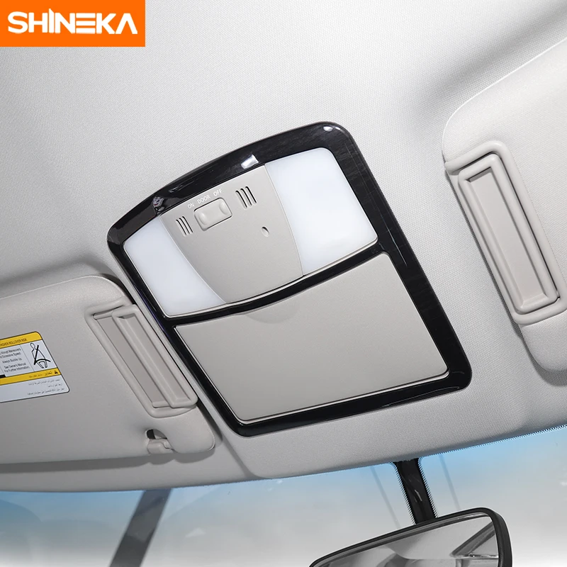 SHINEKA для чтения в автомобиле стиль светильник крышка лампы рамка наклейки ABS Nissan
