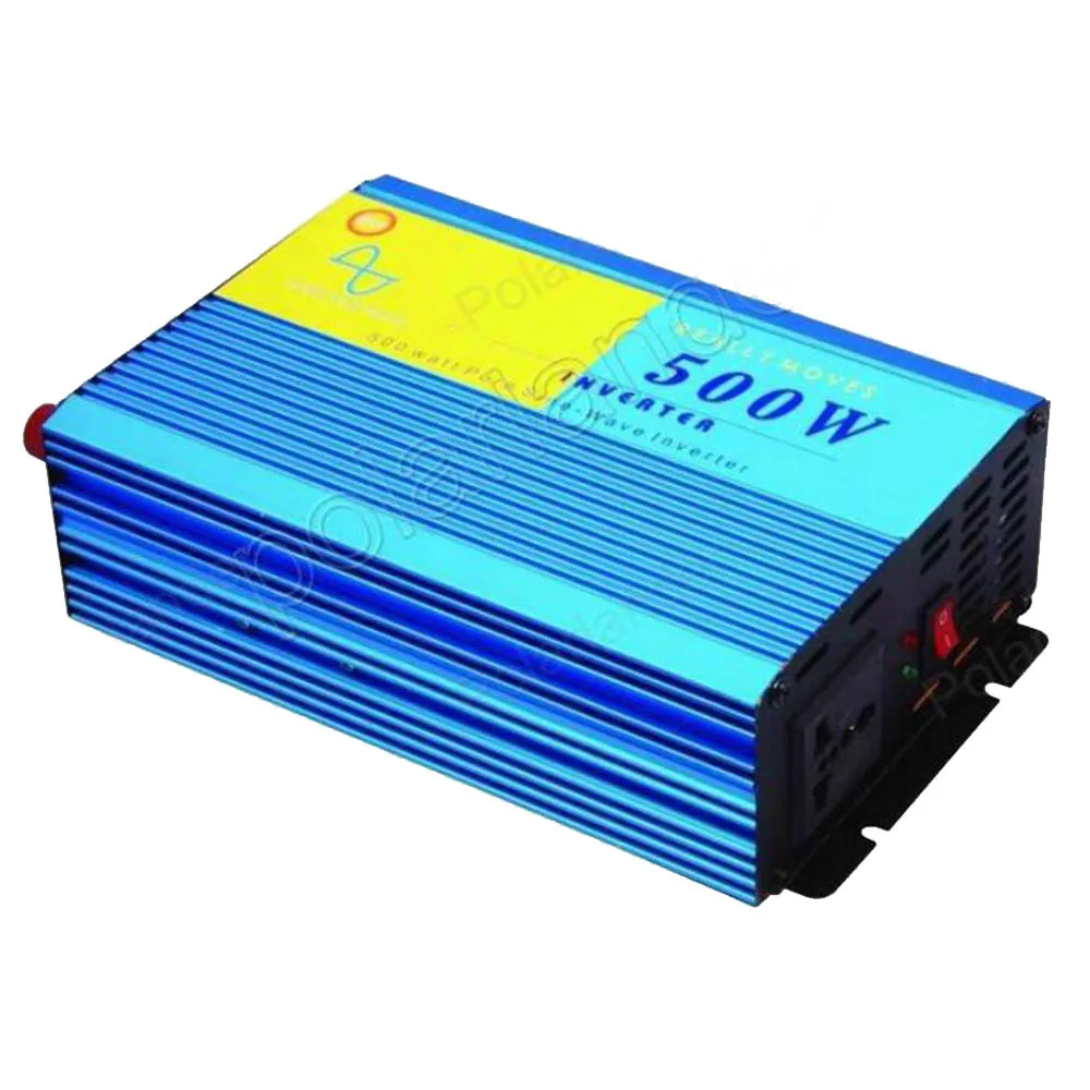 Car Inverter DC 12V to AC 220V Power supply Switch car styling Converter Pure Sine Wave 500W