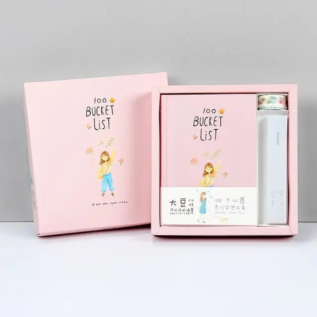 Kawaii блокнот А5 для рисования строгальный станок Подарочная коробка пули дневник
