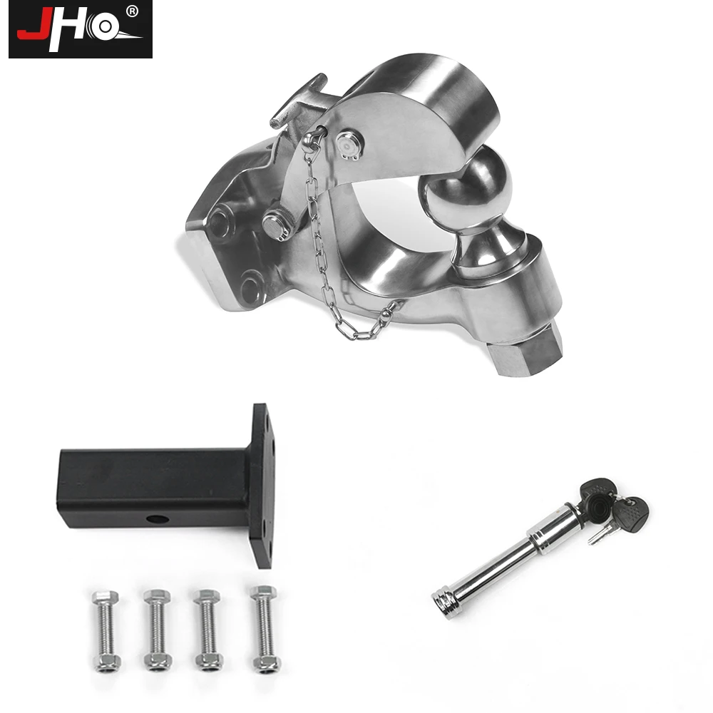 JHOCarAccessoriesTowHaulingHitchReceiverTrailerHookMounting