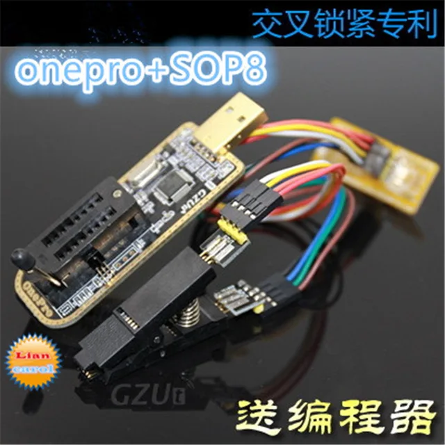

Highest 32-bit, high-speed programmer ONEPRO Programmer USB Motherboard Routing LCD BIOS SPI FLASH 24 25 OTP Writer CH341A,CH341