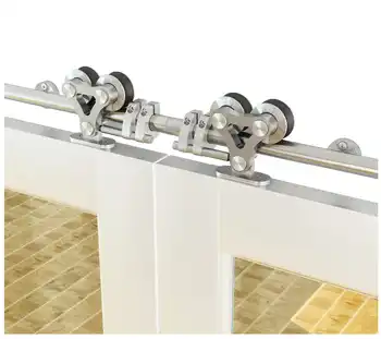 Diyhd Stainless Steel Top Mounted Sliding Barn Door Hardware