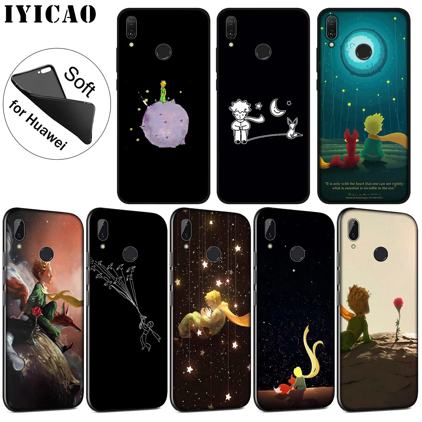 IYICAO Мягкий силиконовый чехол для Huawei P30 P20 Pro P10 P9 P8 Lite Mini 2017 2016 2015 P smart Z 2019 |