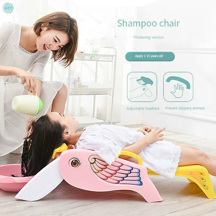 CZY птица-образный складной детский шампунь кресло детский стул Shampoo очень большая девочка стойка для шампуней кресло для мытья головы