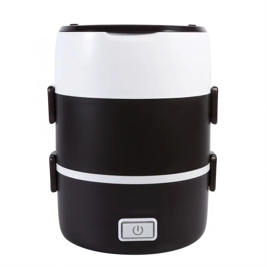

3 Tier Electric Heated Heating Lunch Box Set Food Warmer Container Bento Portable 220V Kitchen Cooking